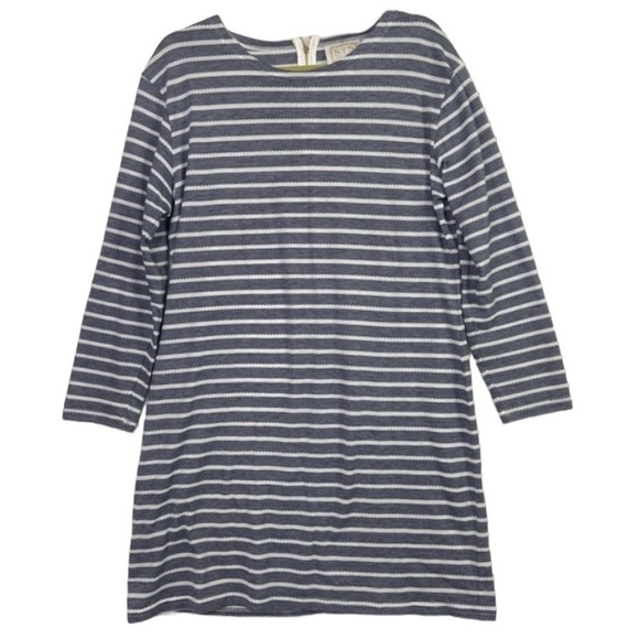 Sail to Sable STS blue & white striped dress rope detail. Size Large - Picture 1 of 7